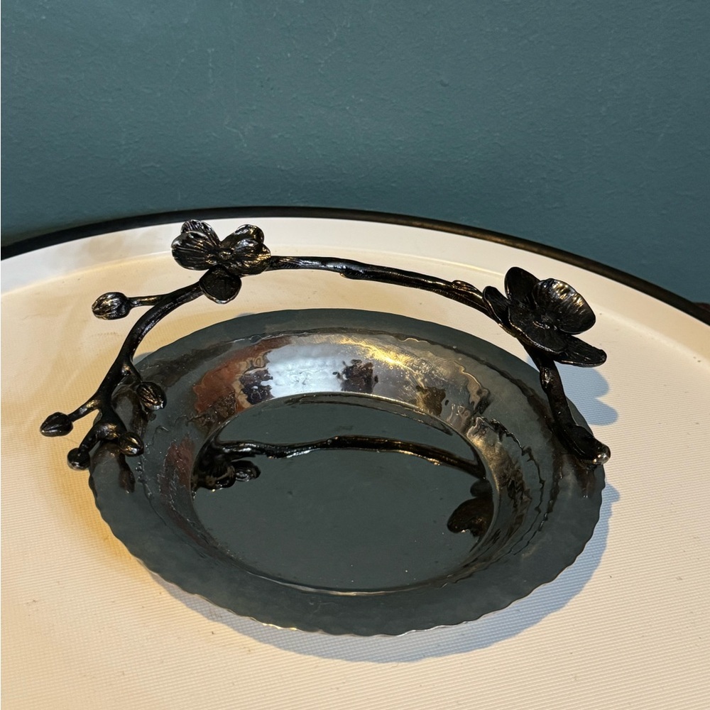 Michael Aram Black Orchid Wine Coaster